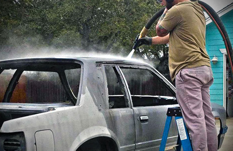 car-sandblasting